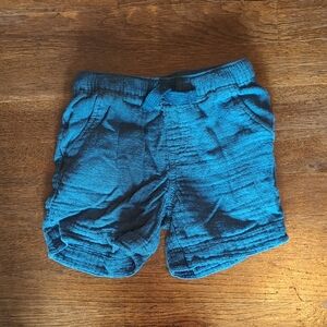 Boy's Blue Linen Shorts